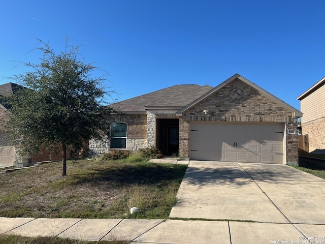 ranch-style house with a garage