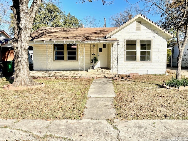 view of ranch-style house