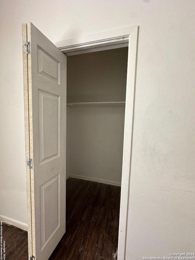 view of closet