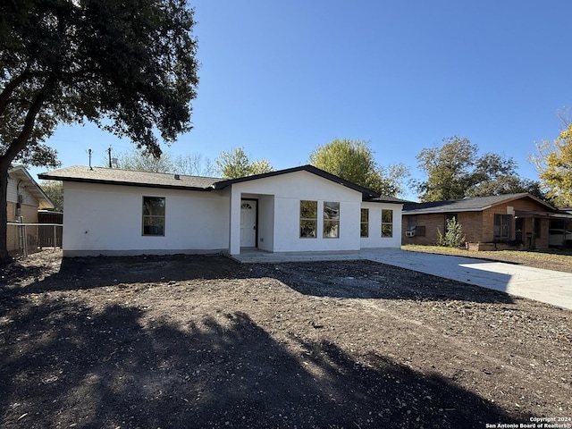 view of rear view of property