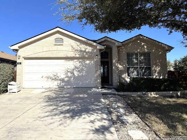 ranch-style house with a garage