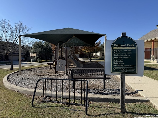 surrounding community with a playground