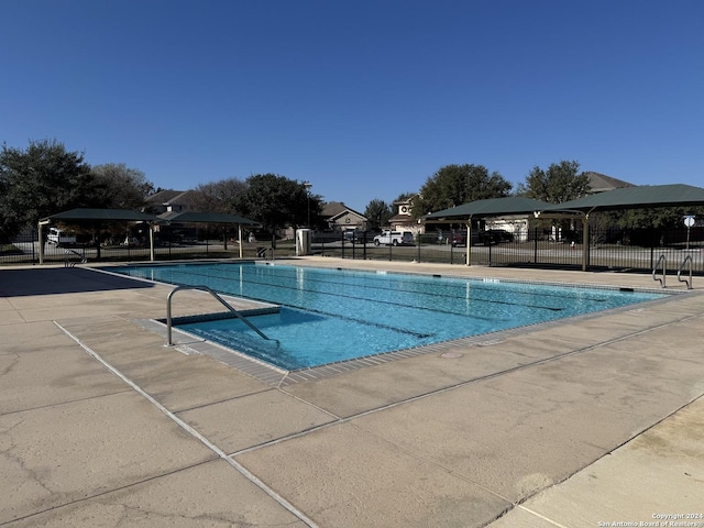 view of pool