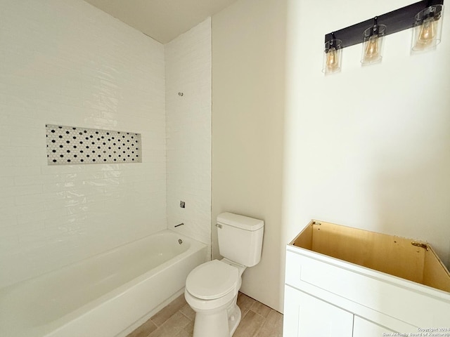 bathroom featuring wood-type flooring and toilet