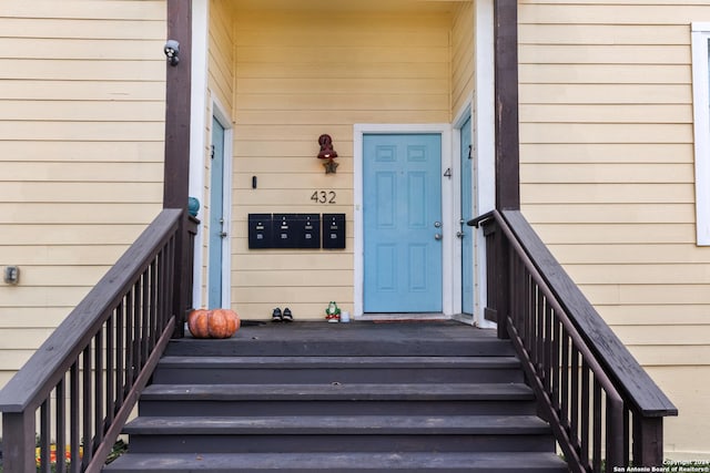 view of entrance to property