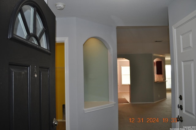 view of entrance foyer