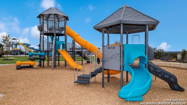 view of jungle gym