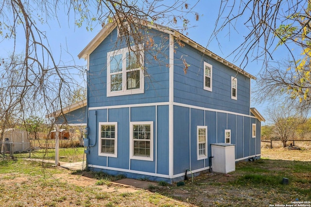 view of back of property