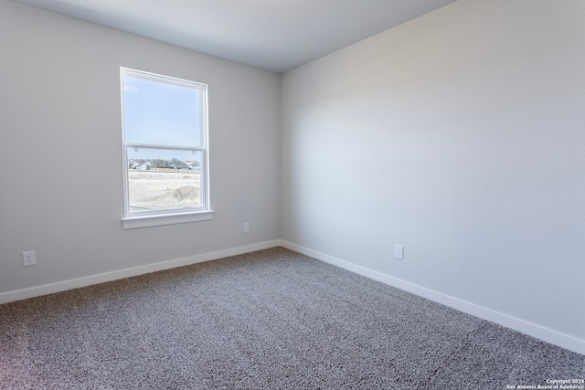 empty room featuring carpet