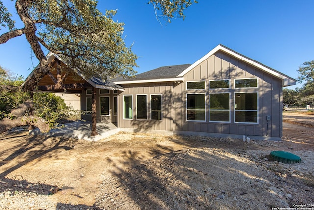 view of back of property