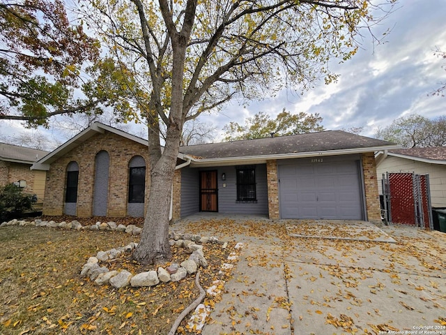 ranch-style house with a garage