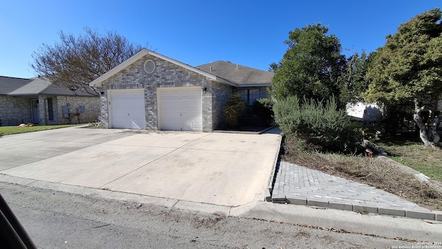 8515 Sir Galahad, San Antonio, TX 78240 - single story home with an attached garage, driveway, and brick siding
