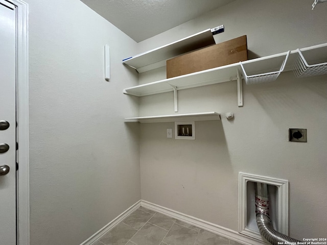 washroom featuring electric dryer hookup and hookup for a washing machine