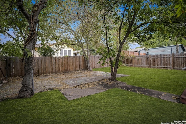 403 Queen Anne Ct, San Antonio, TX 78209 - view of yard with a fenced backyard