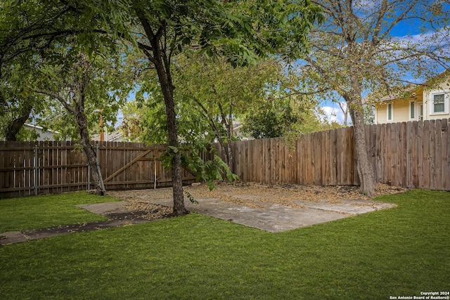 403 Queen Anne Ct, San Antonio, TX 78209 - view of yard featuring a fenced backyard