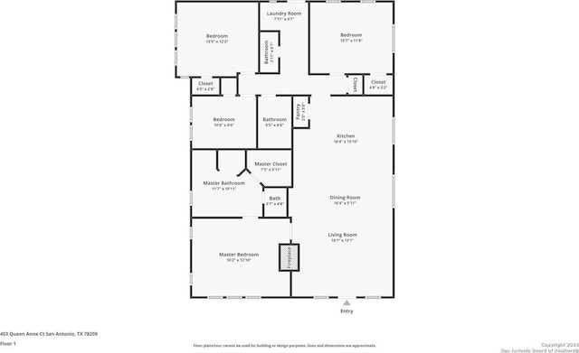 403 Queen Anne Ct, San Antonio, TX 78209 - view of layout
