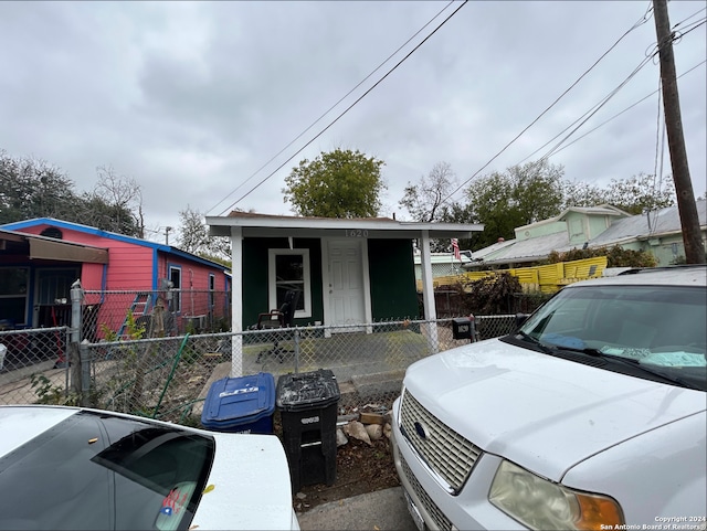 view of bungalow-style home