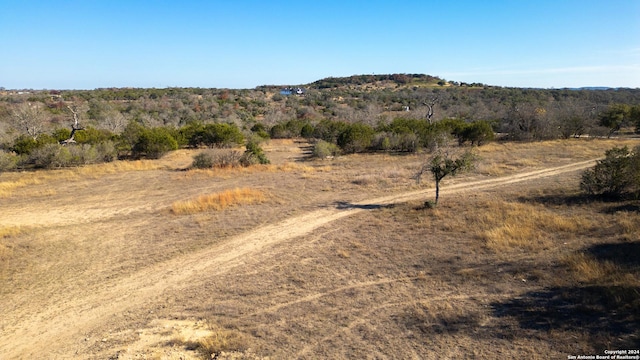 view of mountain feature with a rural view