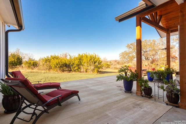 view of patio