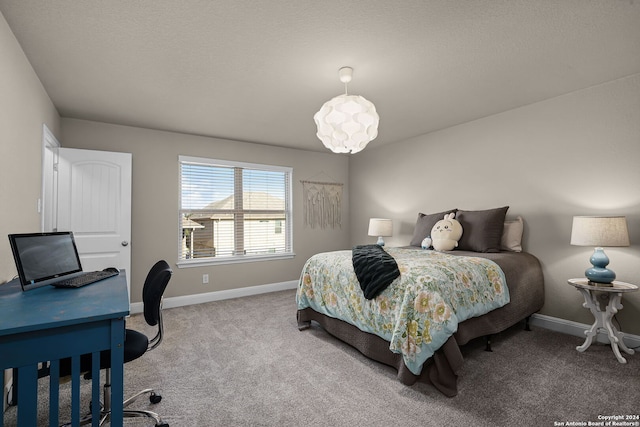 bedroom featuring carpet floors