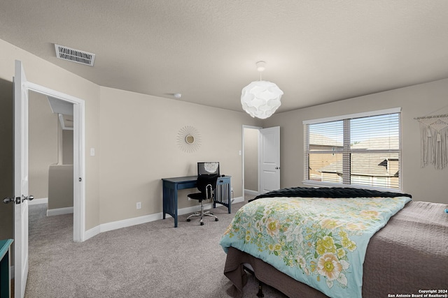 bedroom featuring carpet flooring