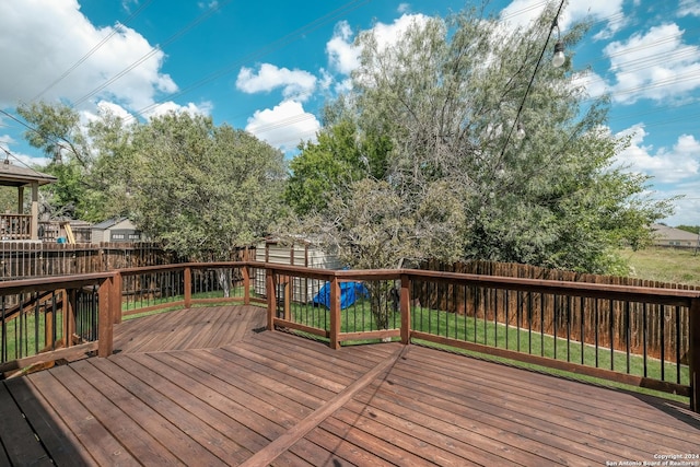 view of deck