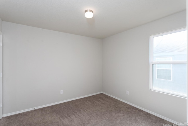 carpeted spare room featuring a healthy amount of sunlight