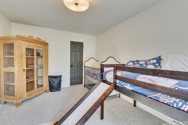 bedroom with carpet flooring