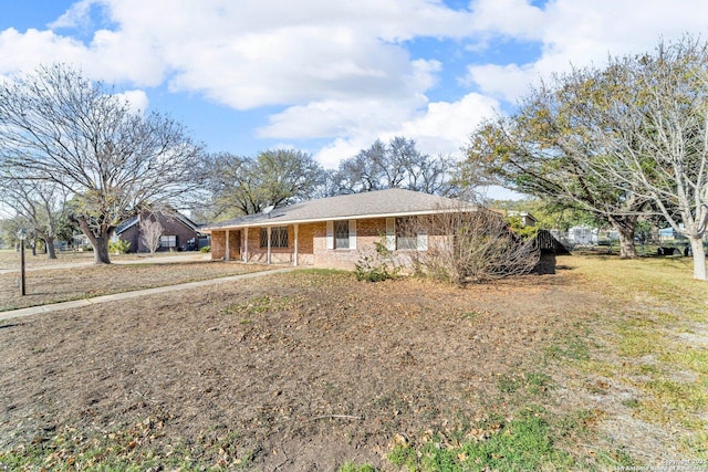 view of ranch-style home