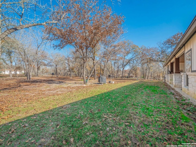 view of yard