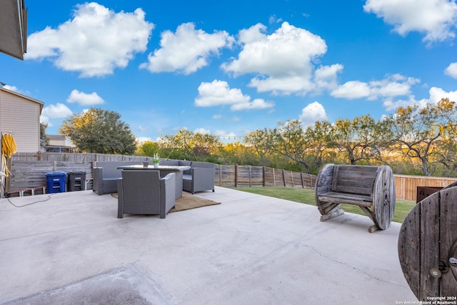 view of patio / terrace featuring outdoor lounge area