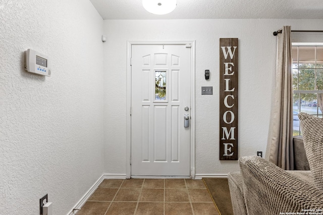 view of foyer entrance