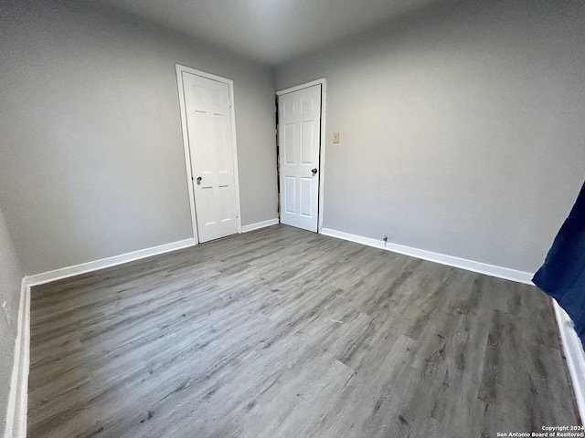 interior space with light wood-type flooring