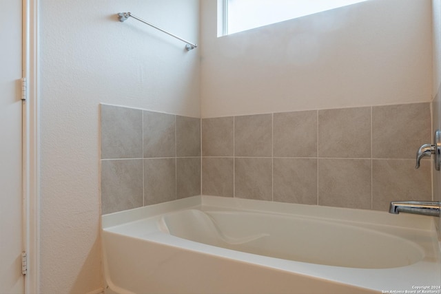 bathroom with a bathtub