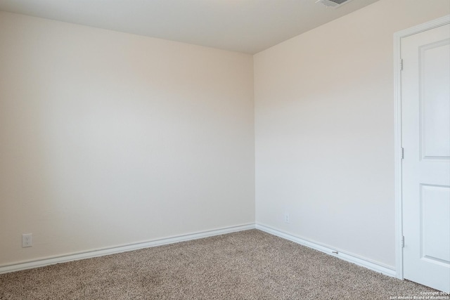 empty room with carpet floors