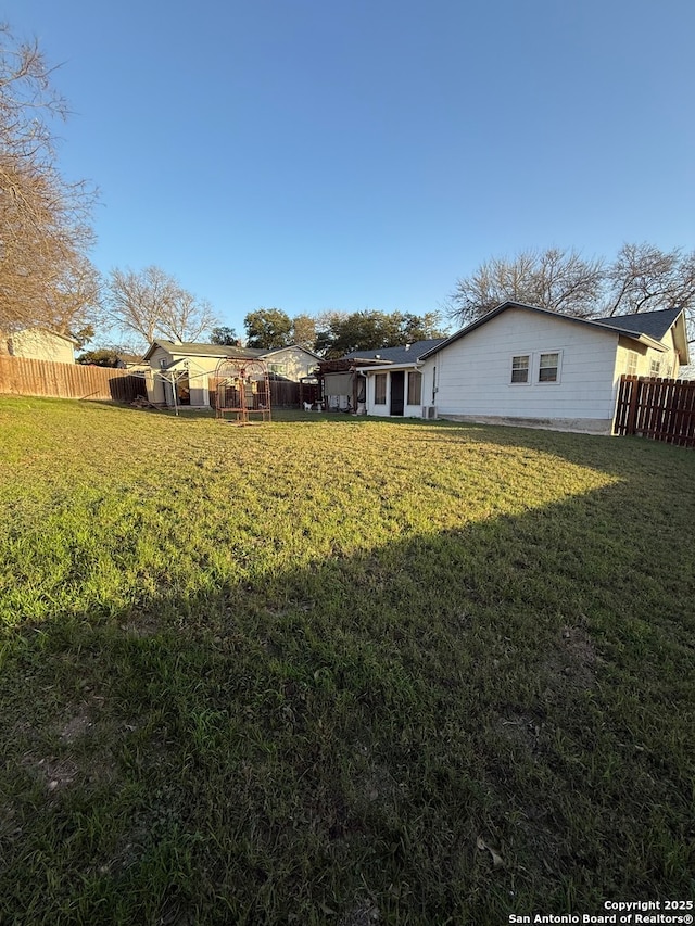 view of yard