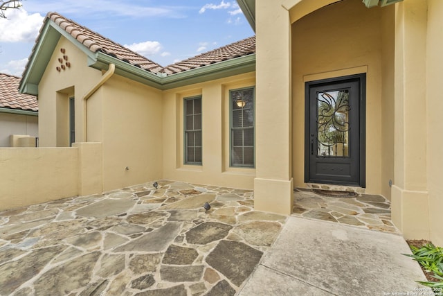 view of entrance to property