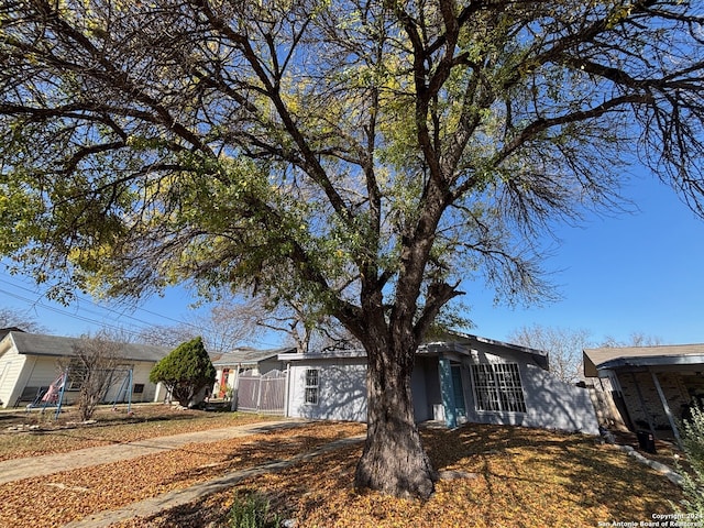 view of ranch-style home