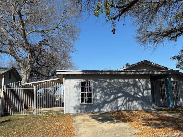 view of side of home