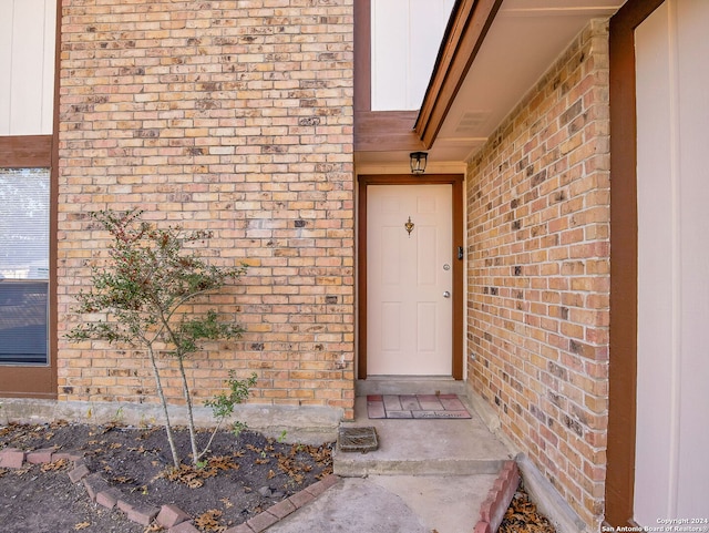 view of entrance to property