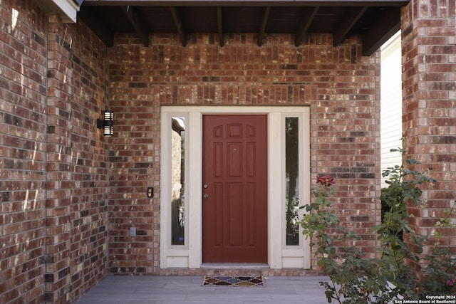 view of property entrance