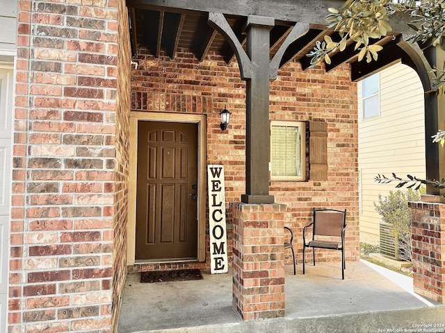 view of entrance to property