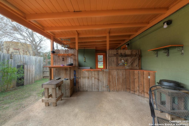 view of patio