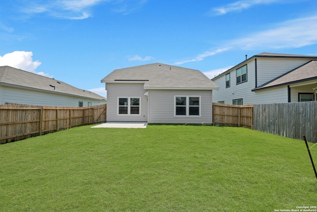 2659 Greenwell Ln, New Braunfels, TX 78130 - rear view of house with a patio and a fenced backyard