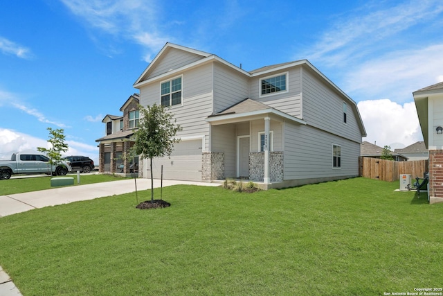2659 Greenwell Ln, New Braunfels, TX 78130 - view of front of house featuring concrete driveway and an attached garage