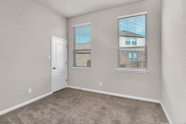 carpeted empty room with plenty of natural light