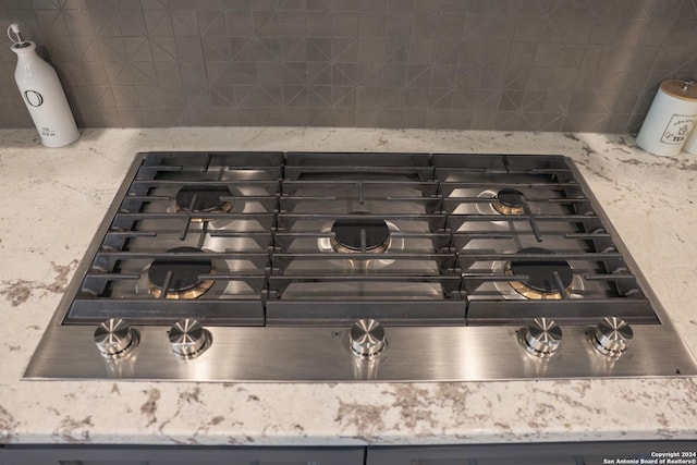 room details featuring gas cooktop