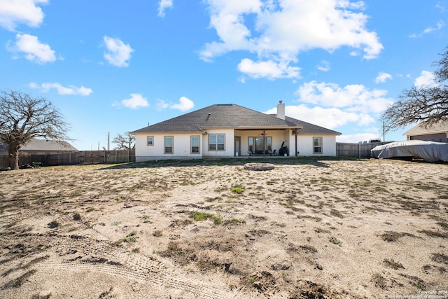 view of rear view of property