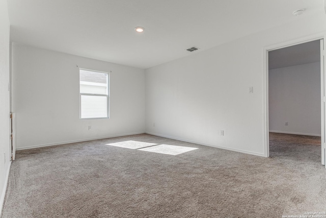 empty room with light carpet