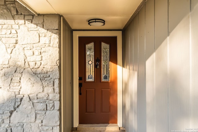 view of entrance to property